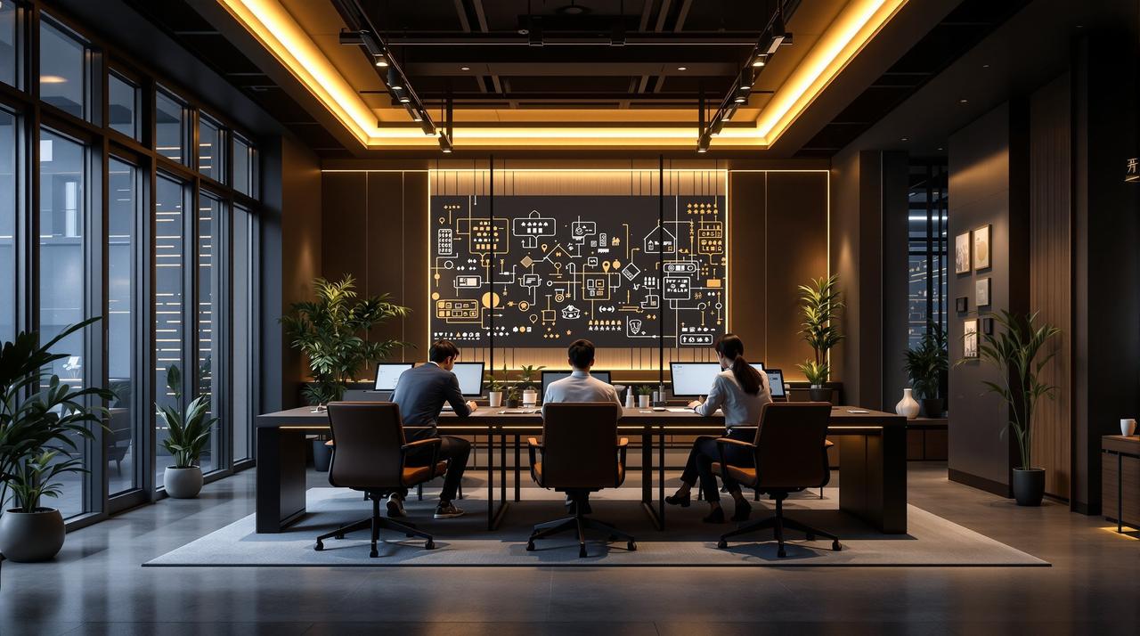韩漫剧网团队工作场景